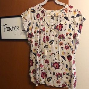 Old Navy floral top size small